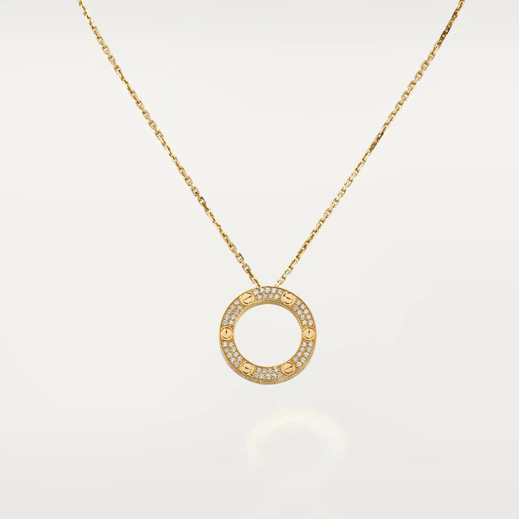 [Elowen Jewels]LOVE NECKLACE ADJUSTABLE ROSE GOLD