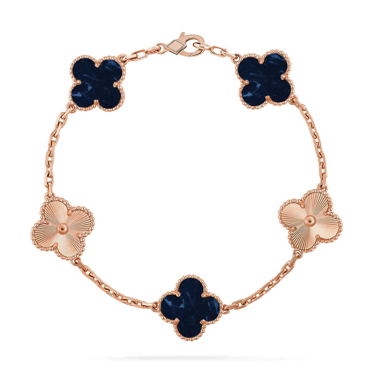 [Elowen Jewels]CLOVER 5 MOTIF PIETERSITE BRACELET COLLECTION