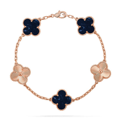 [Elowen Jewels]CLOVER 5 MOTIF PIETERSITE BRACELET COLLECTION