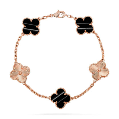 [Elowen Jewels] CLOVER 5 MOTIF PULSAR STONE BRACELET COLLECTION