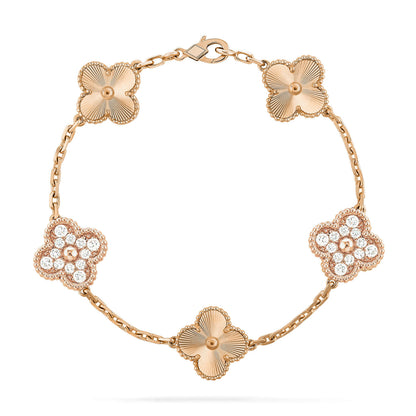 [Elowen Jewels] CLOVER 5 MOTIF LASER BRACELET COLLECTION