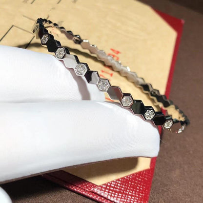 [Elowen Jewels]BEE LOVE SILVER DIAMOND BRACELET