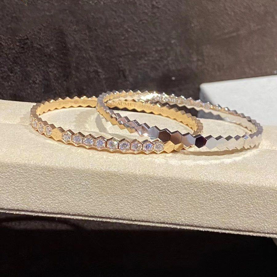 [Elowen Jewels]BEE LOVE GOLD BRACELET FULL DIAMOND