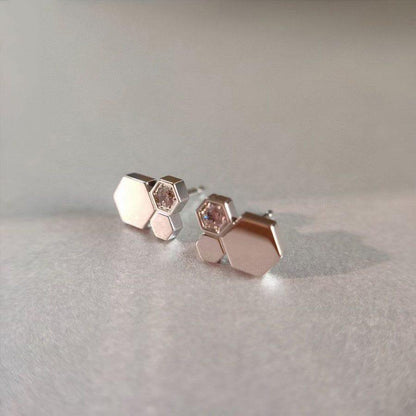 [Elowen Jewels]BEE LOVE SILVER DIAMOND EARRINGS