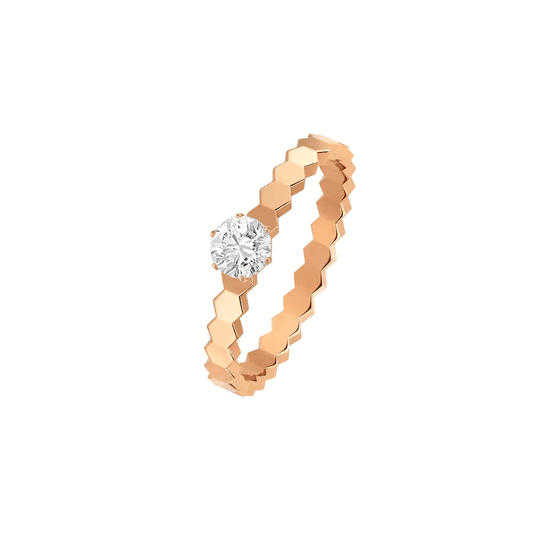 [Elowen Jewels]BEE LOVE RING PINK GOLD 1 DIAMOND