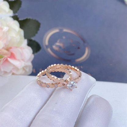 [Elowen Jewels]BEE LOVE RING PINK GOLD DIAMOND