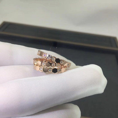 [Elowen Jewels]BEE LOVE RING PINK GOLD DIAMOND