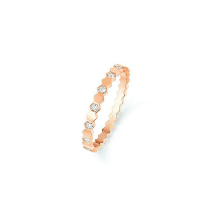 [Elowen Jewels]BEE LOVE RING PINK GOLD DIAMOND
