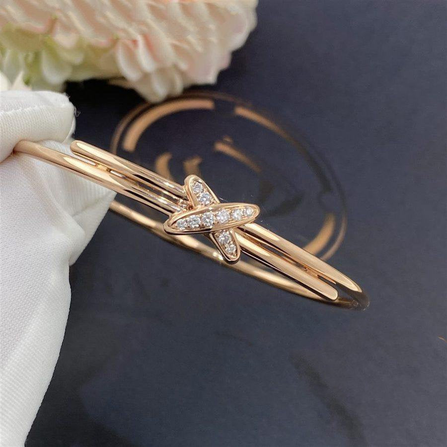 [Elowen Jewels]JEUX DE BRACELET PINK GOLD DIAMONDS