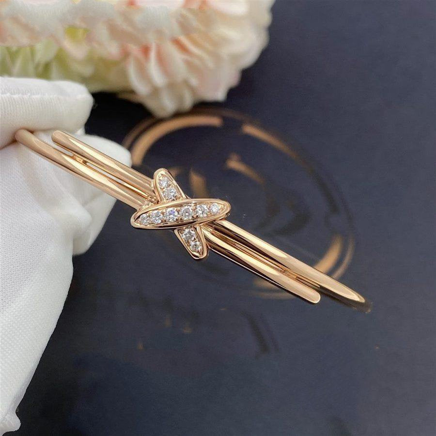 [Elowen Jewels]JEUX DE BRACELET PINK GOLD DIAMONDS