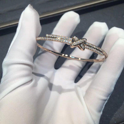 [Elowen Jewels]JEUX DE BRACELET DIAMONDS PINK GOLD
