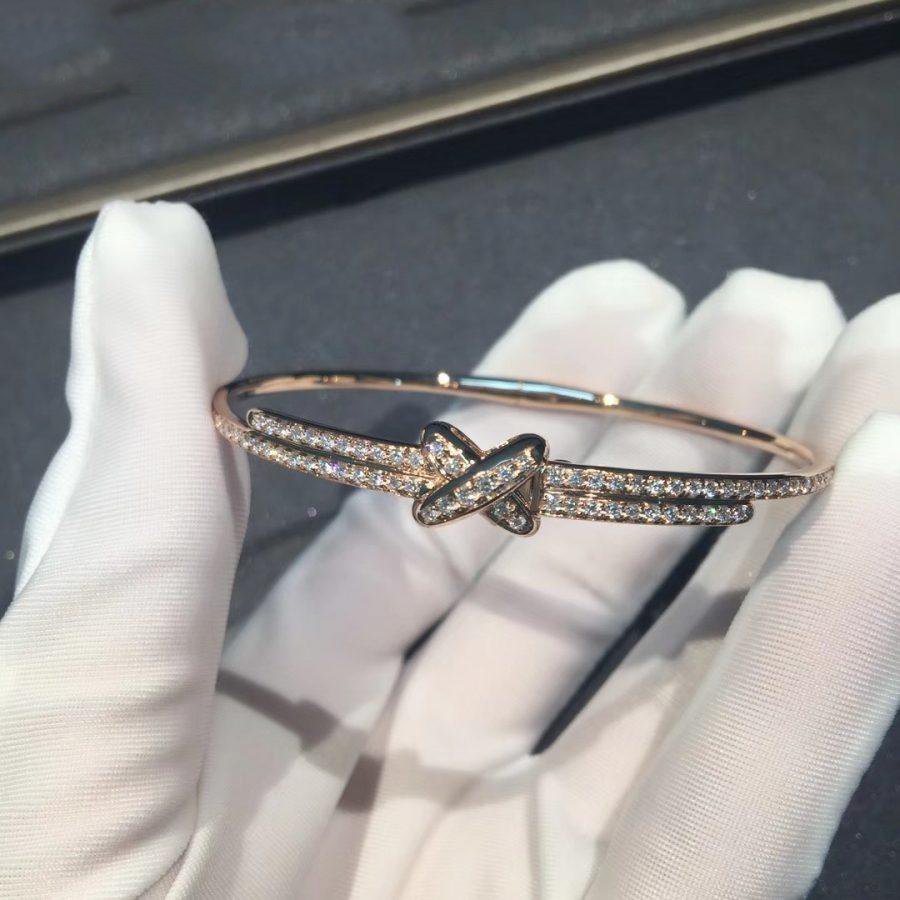 [Elowen Jewels]JEUX DE BRACELET DIAMONDS PINK GOLD