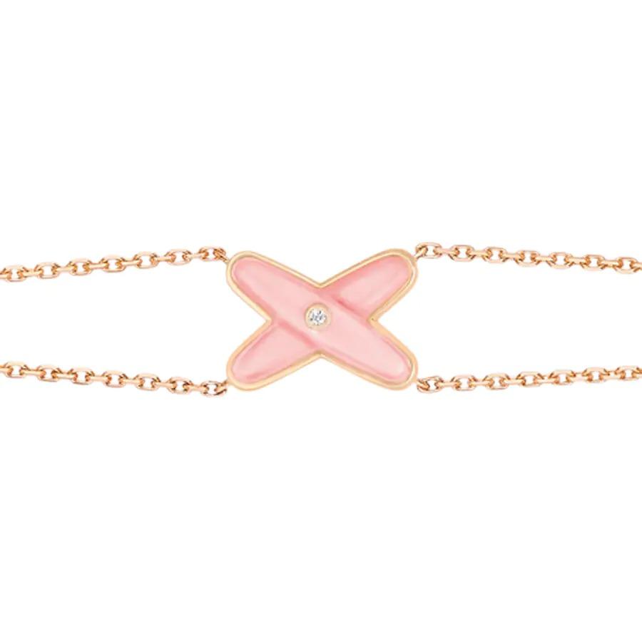 [Elowen Jewels]JEUX BRACELET PINK MOP PINK GOLD 1 DIAMOND