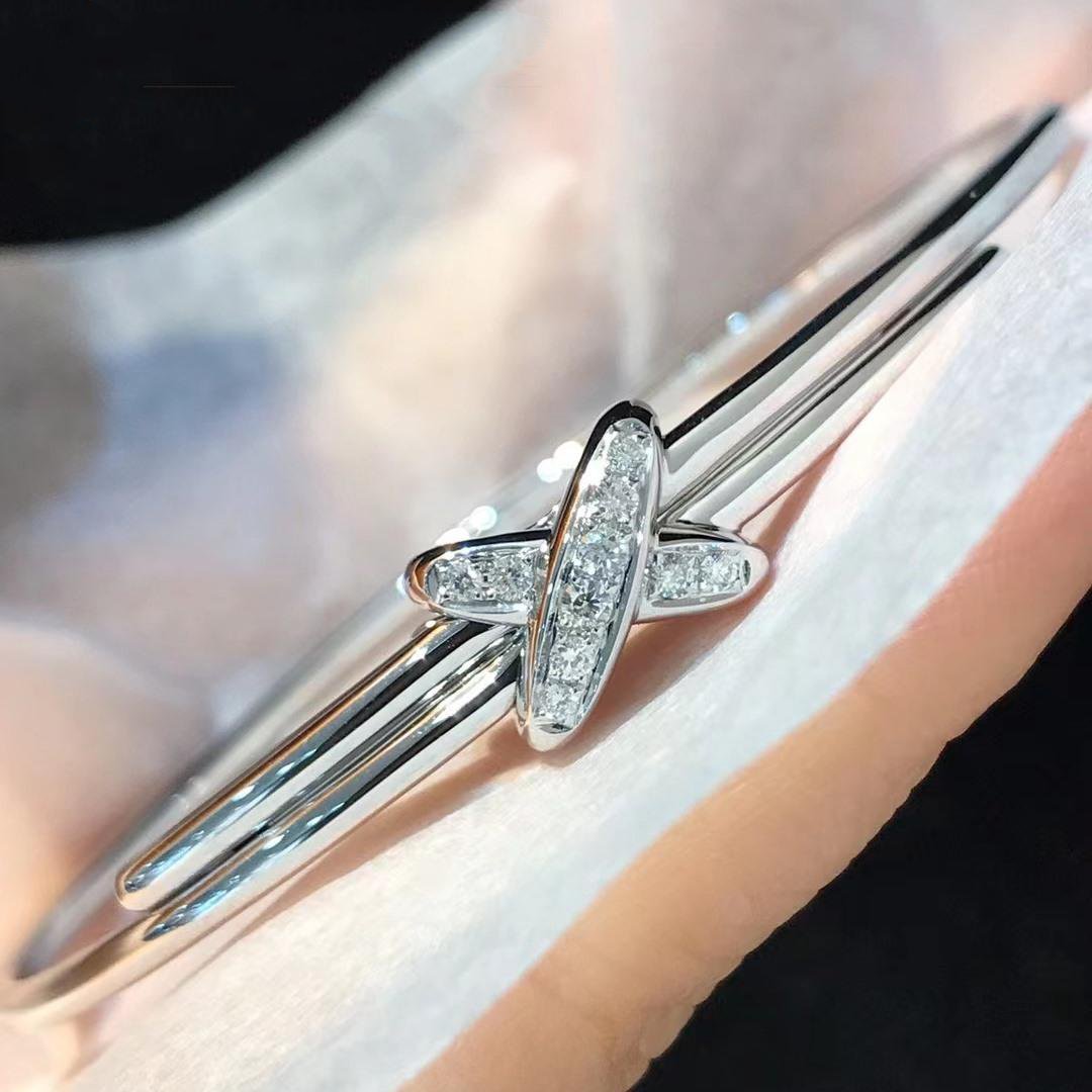[Elowen Jewels]JEUX DE BRACELET SILVER DIAMONDS