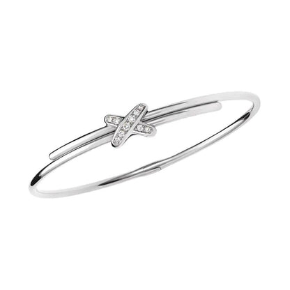 [Elowen Jewels]JEUX DE BRACELET SILVER DIAMONDS