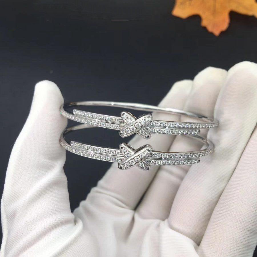[Elowen Jewels]JEUX DE BRACELET DIAMONDS SILVER