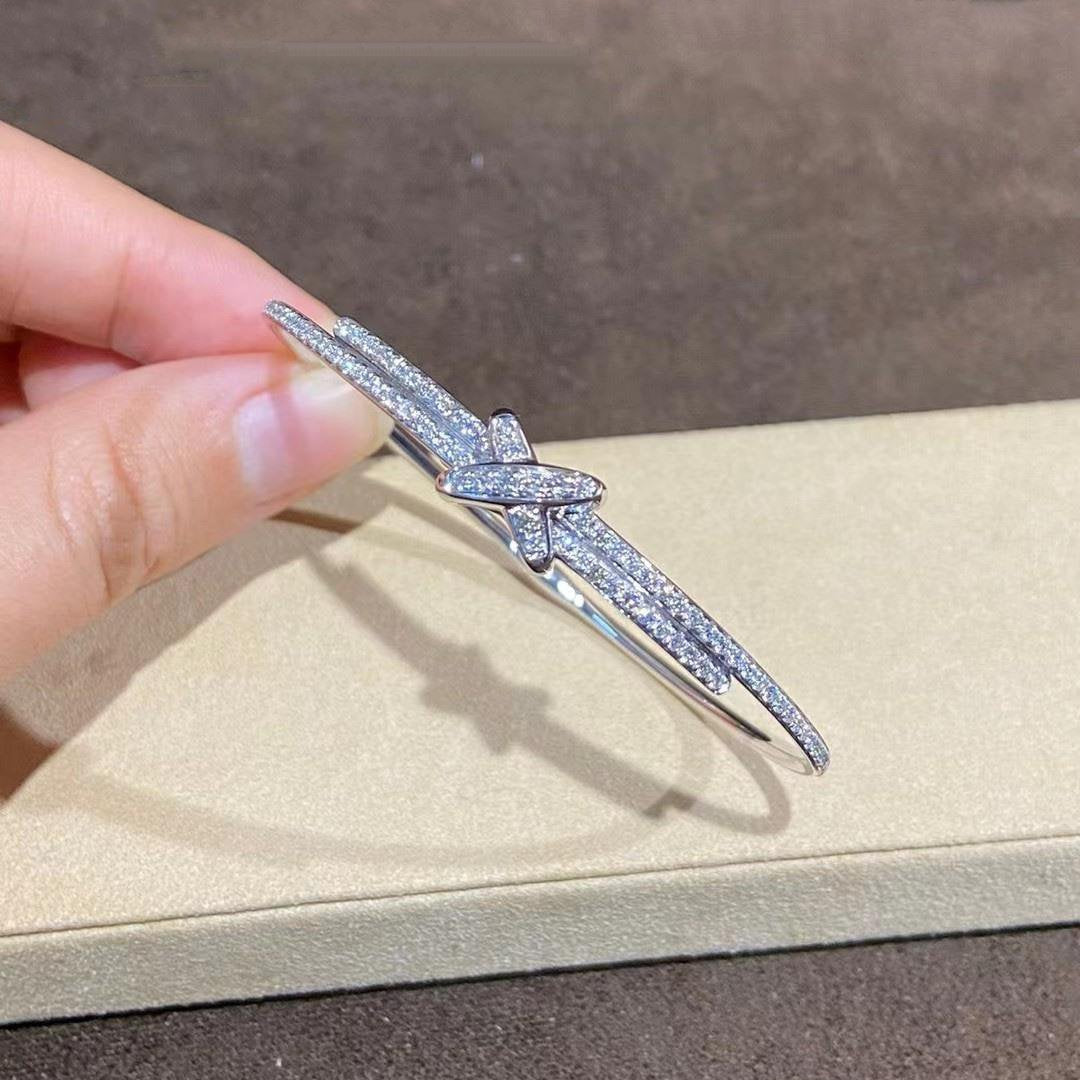 [Elowen Jewels]JEUX DE BRACELET DIAMONDS SILVER