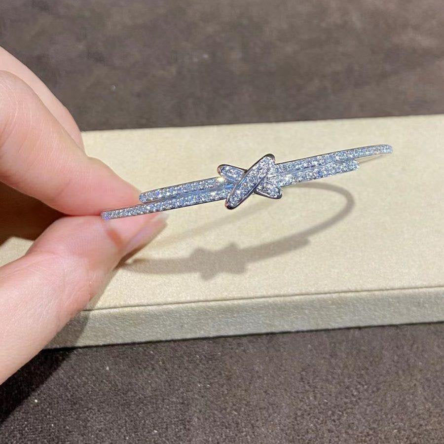 [Elowen Jewels]JEUX DE BRACELET DIAMONDS SILVER