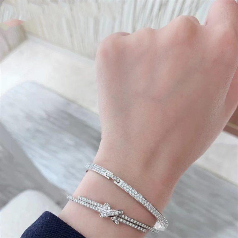[Elowen Jewels]JEUX DE BRACELET DIAMONDS SILVER