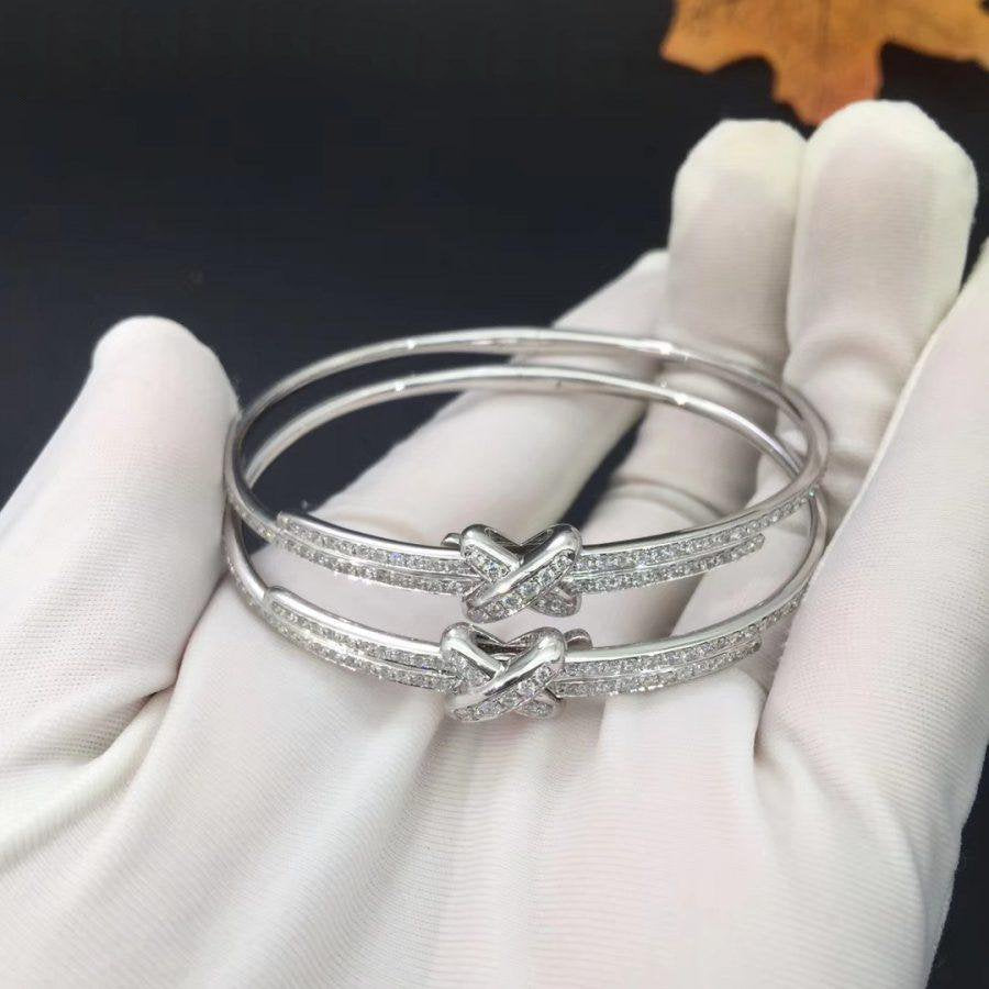 [Elowen Jewels]JEUX DE BRACELET DIAMONDS SILVER