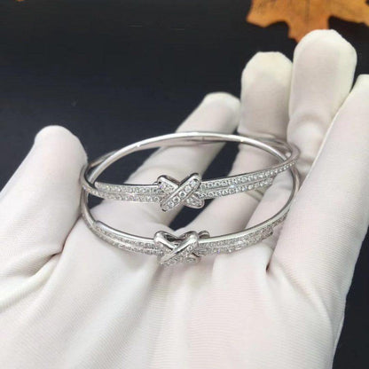 [Elowen Jewels]JEUX DE BRACELET DIAMONDS SILVER