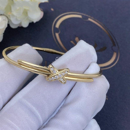 [Elowen Jewels]JEUX DE BRACELET GOLD DIAMONDS