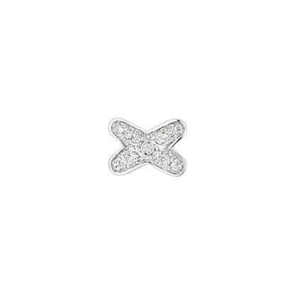 [Elowen Jewels]JEUX DE SILVER DIAMOND EARRINGS
