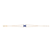 [Elowen Jewel]Hollow Design Four-Leaf Clover Flower Shape Bracelet