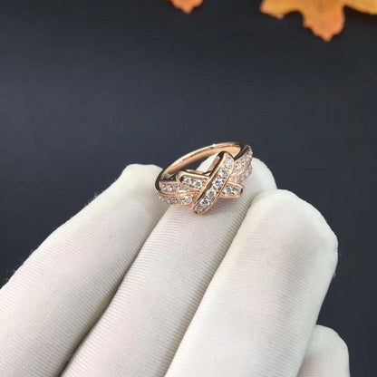 [Elowen Jewels]JEUX DE RING PINK GOLD DIAMOND