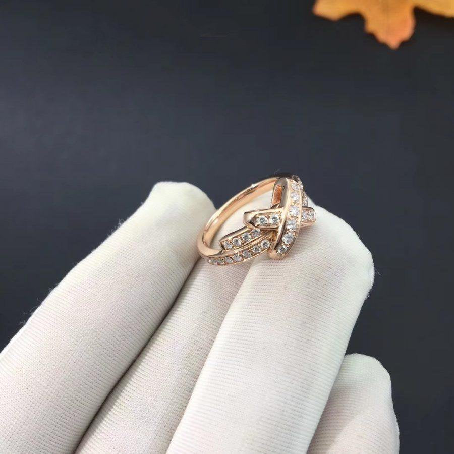 [Elowen Jewels]JEUX DE RING PINK GOLD DIAMOND