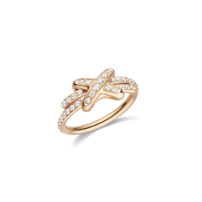 [Elowen Jewels]JEUX DE RING PINK GOLD DIAMOND