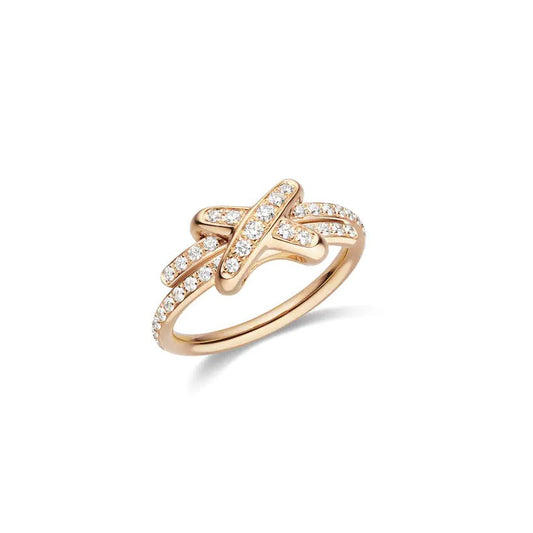 [Elowen Jewels]JEUX DE RING PINK GOLD DIAMOND