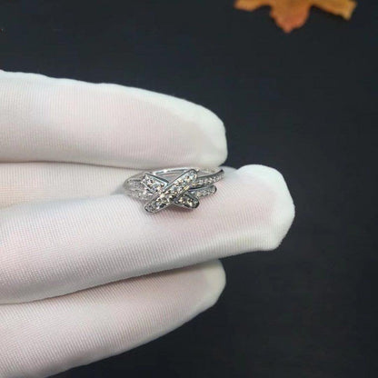 [Elowen Jewels]JEUX DE SILVER DIAMOND RING