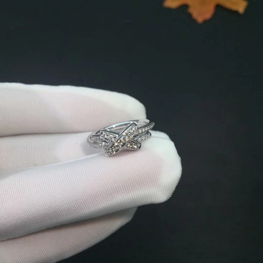 [Elowen Jewels]JEUX DE SILVER DIAMOND RING