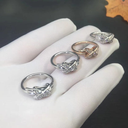 [Elowen Jewels]JEUX DE SILVER DIAMOND RING