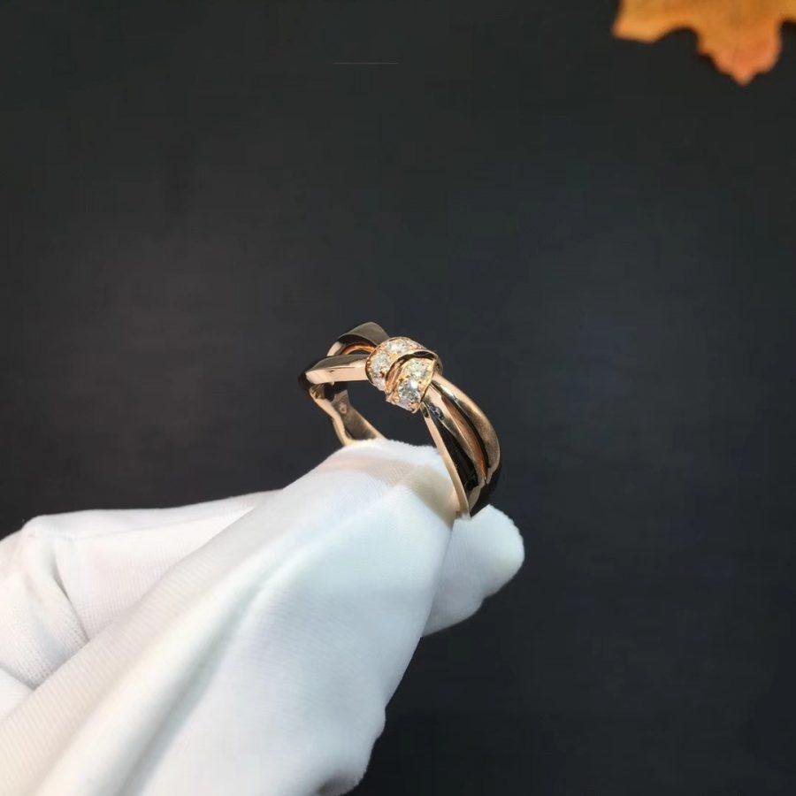 [Elowen Jewels]LIENS RING PINK GOLD DIAMOND