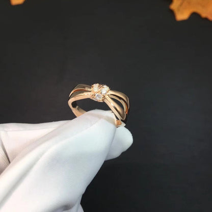 [Elowen Jewels]LIENS RING PINK GOLD DIAMOND
