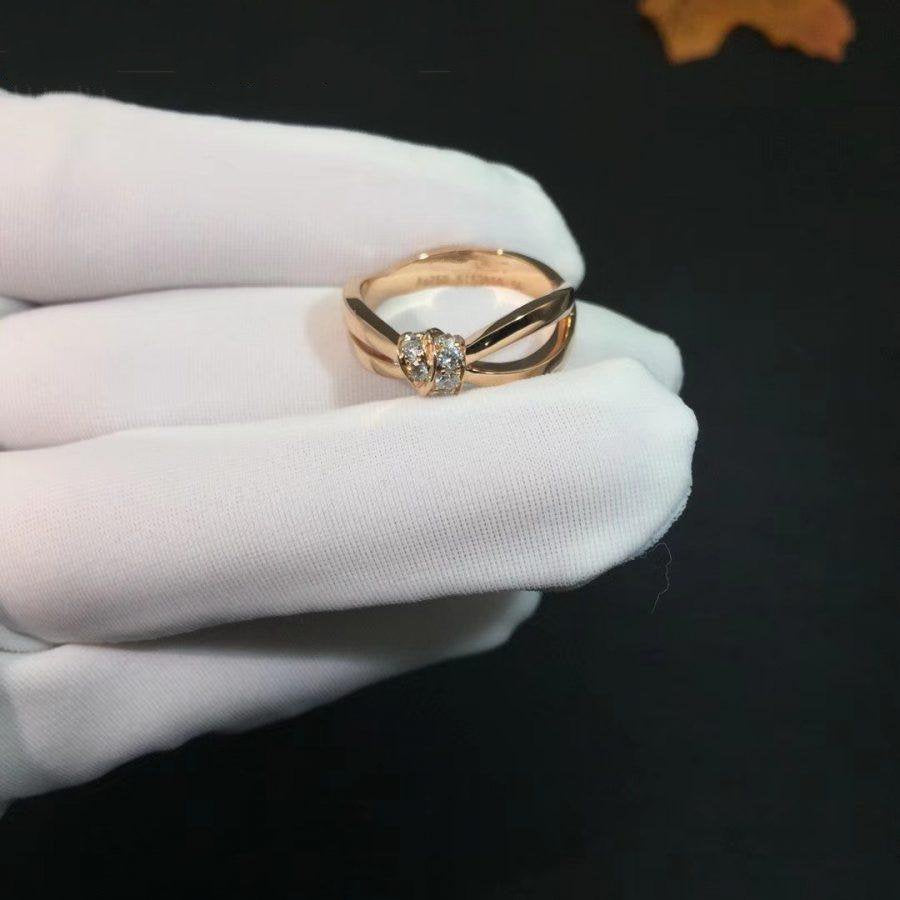 [Elowen Jewels]LIENS RING PINK GOLD DIAMOND