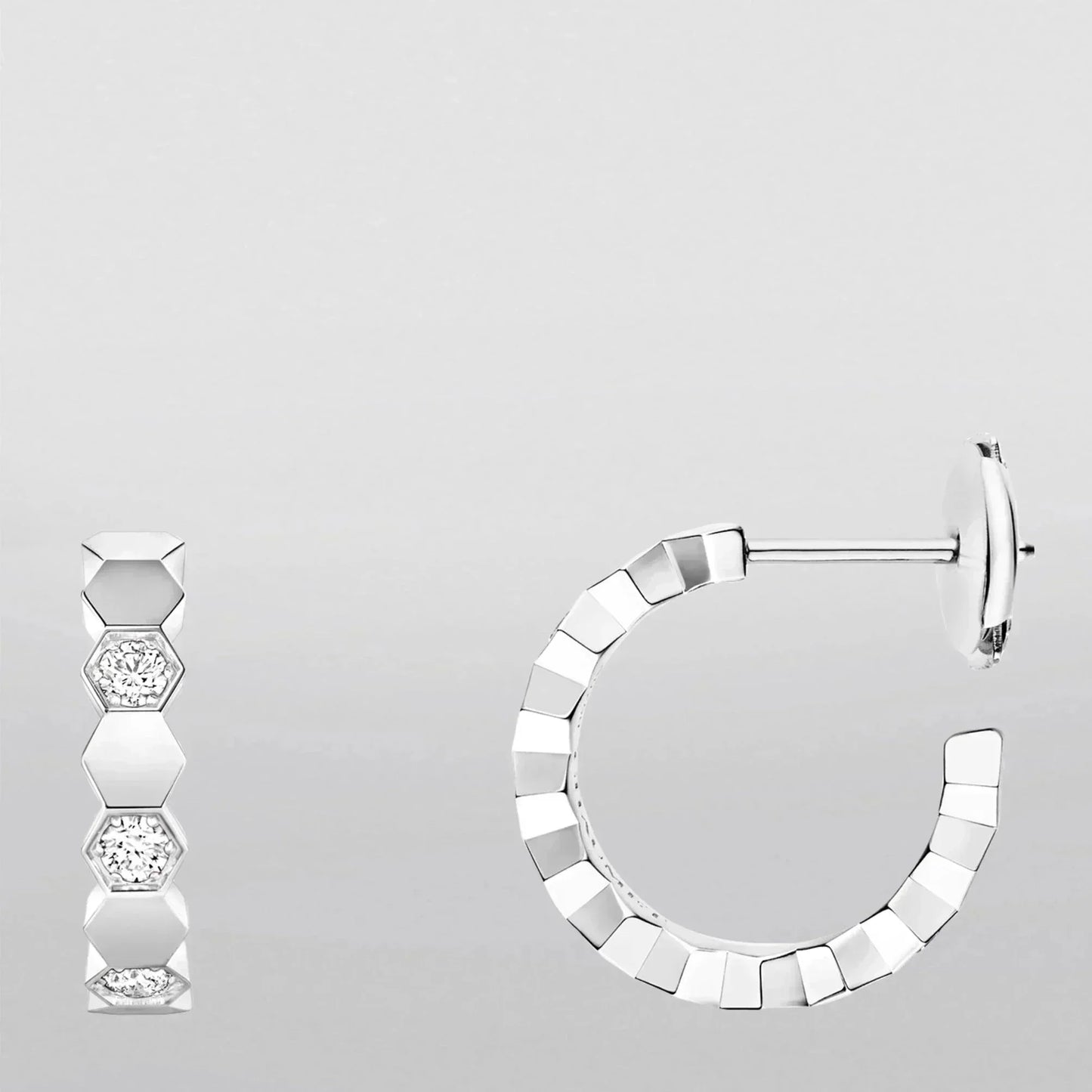 [Elowen Jewels]Hollow Design Four-Leaf Clover Flower Shape Earrings