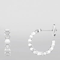[Elowen Jewel]Hollow Design Four-Leaf Clover Flower Shape Earrings