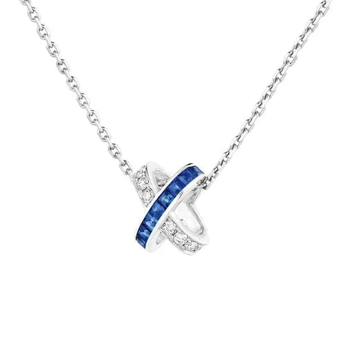[Elowen Jewels]LIENS DIAMOND SILVER NECKLACE
