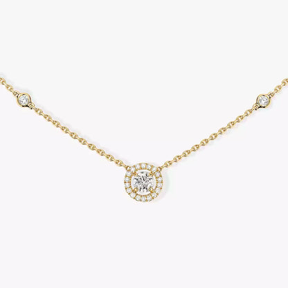 [Elowen Jewelry]Diamond Necklace 0,20ct Brilliant Shape Joy