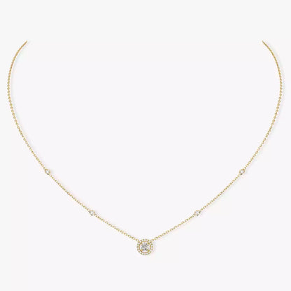 [Elowen Jewelry]Diamond Necklace 0,20ct Brilliant Shape Joy