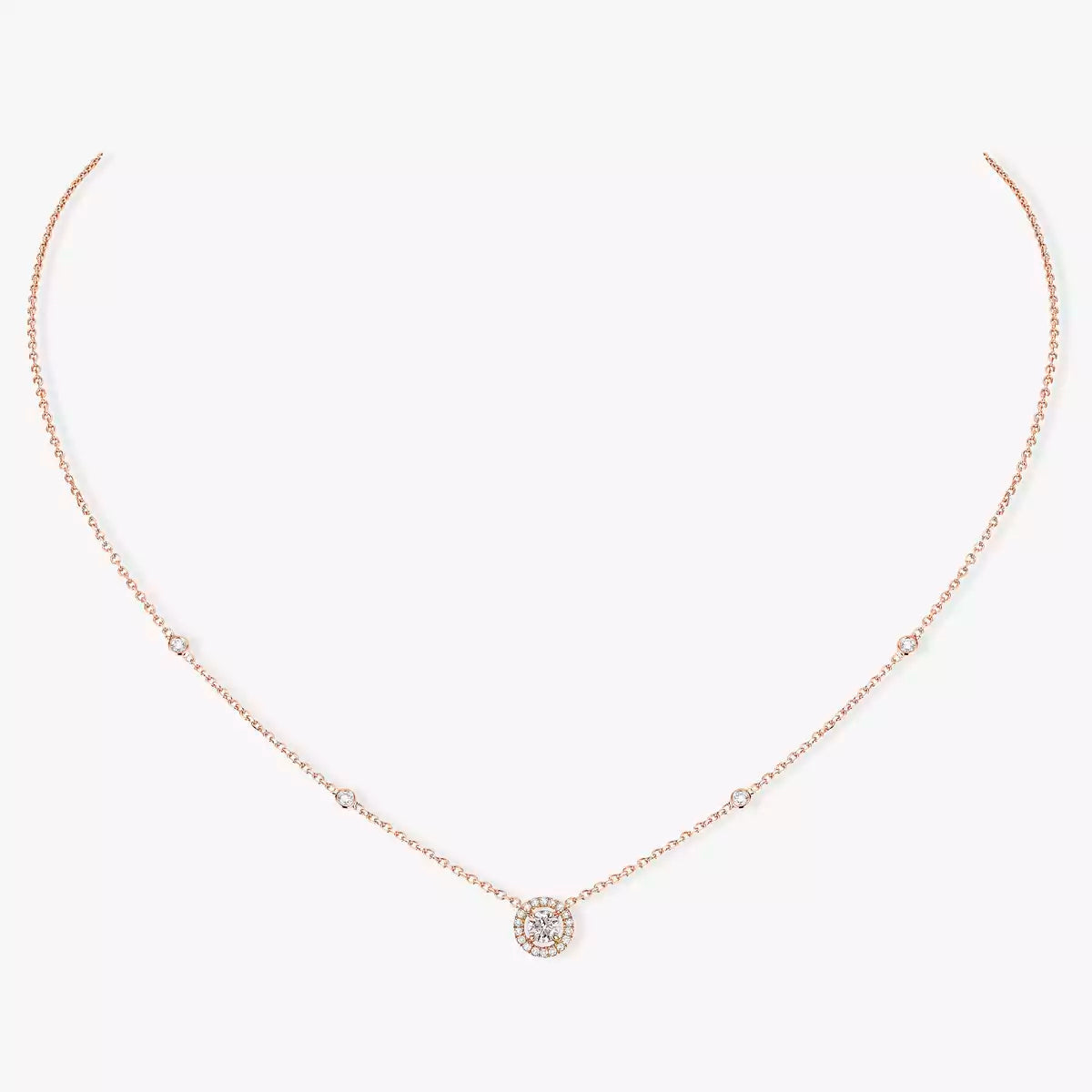 [Elowen Jewelry]Diamond Necklace 0,20ct Brilliant Shape Joy