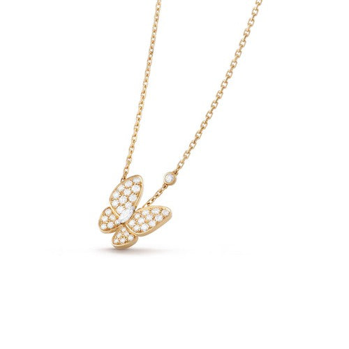 [Elowen Jewels]BUTTERFLY DIAMOND NECKLACE