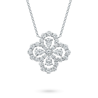 [Elowen Jewels]LOOP NECKLACE FULL MOTIF DIAMOND 16MM MULTIPLE COLORS
