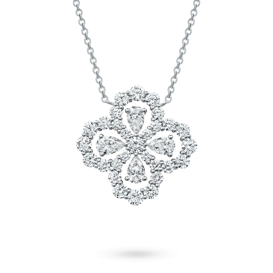 [Elowen Jewels]LOOP NECKLACE FULL MOTIF DIAMOND 16MM MULTIPLE COLORS