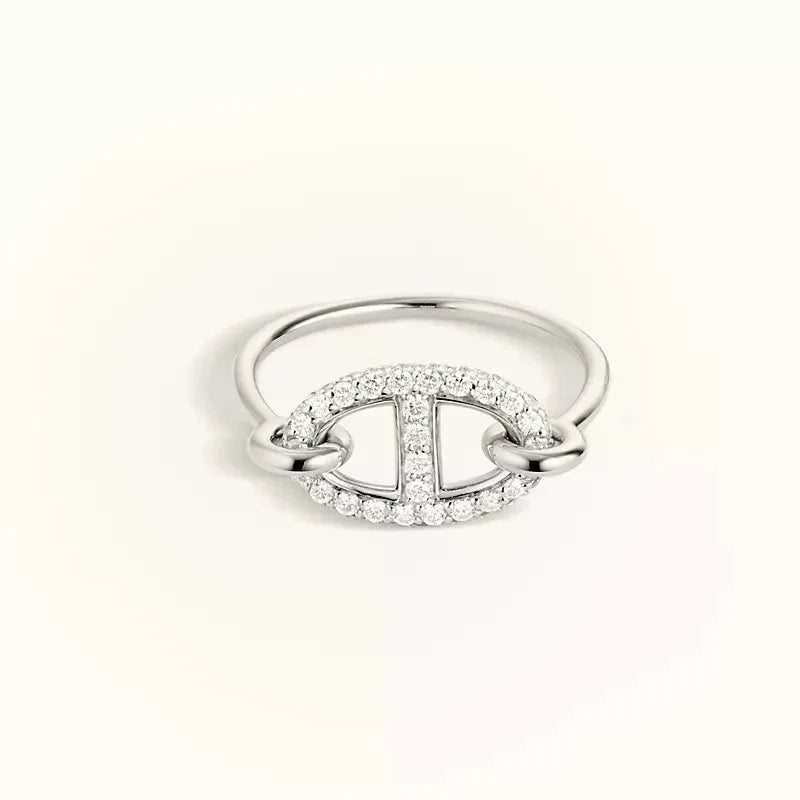 [Elowen Jewels]RONDE SMALL SILVER DIAMOND RING