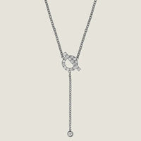 [Elowen Jewel]FINESSE SILVER DIAMOND NECKLACE