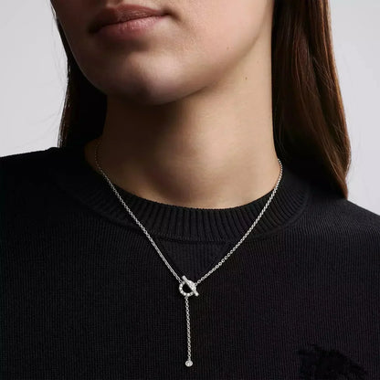 [Elowen Jewels]FINESSE SILVER DIAMOND NECKLACE